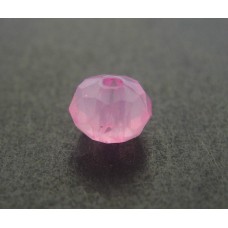 Acrylperle, 6x4mm, rosa opal